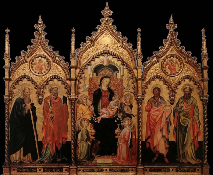 Madonna and Child Enthroned with Saints